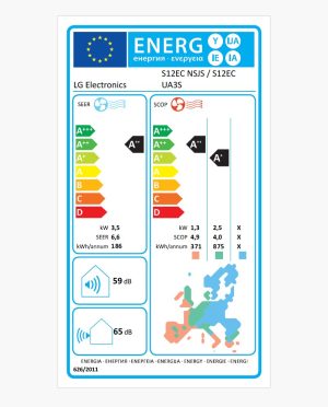 Klimatska naprava LG dualcool special ec S12EC.NSJS / S12EC.UA3S - slika 2